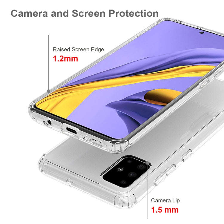 Shockproof Scratchproof TPU + Acrylic Protective Case, For Galaxy A51 5G, For Galaxy A21S, For Ga...