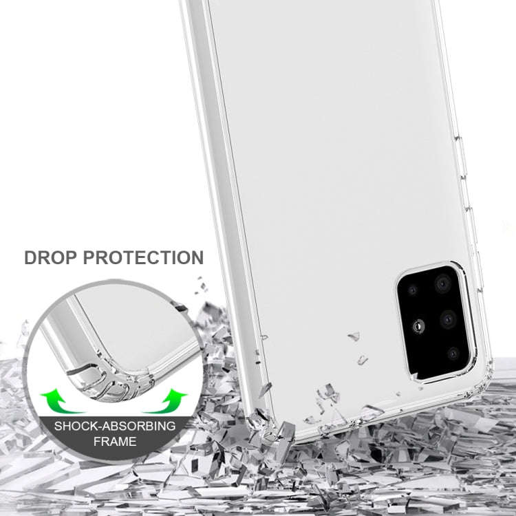 Shockproof Scratchproof TPU + Acrylic Protective Case, For Galaxy A51 5G, For Galaxy A21S, For Ga...