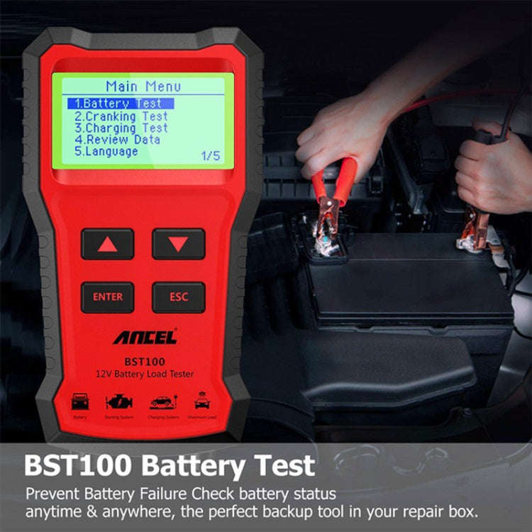 Ancel BST100 12V Car Battery Tester, BST100