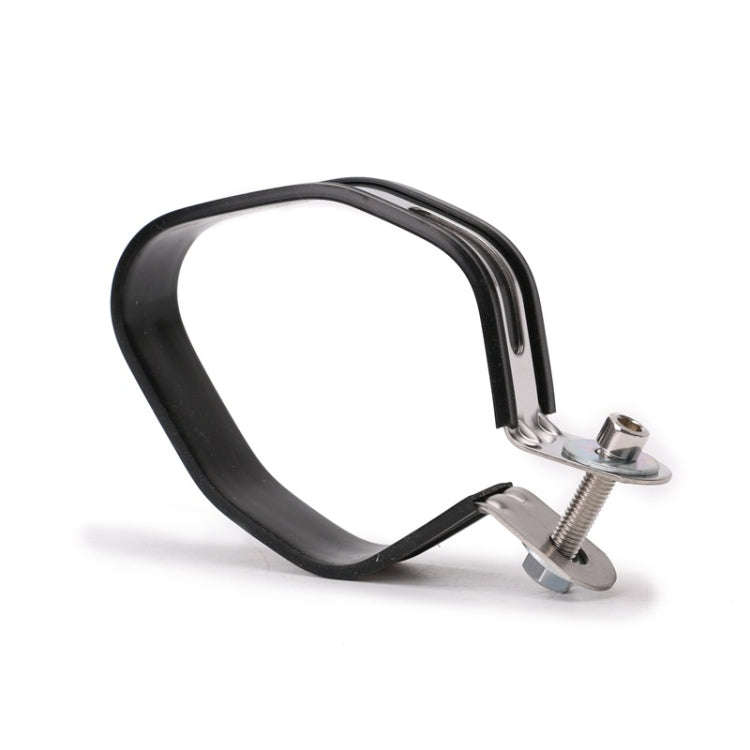 Motorcycle Exhaust Pipe Muffler Carbon Fiber Clamp, OT097
