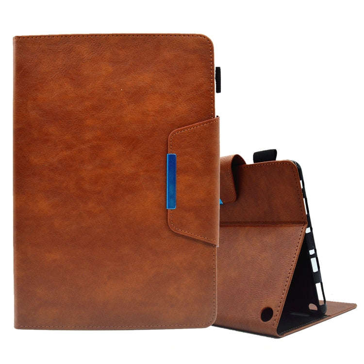 Suede Cross Texture Magnetic Clasp Leather Tablet Case, For Samsung Galaxy Tab A8 10.5 2021, For ...