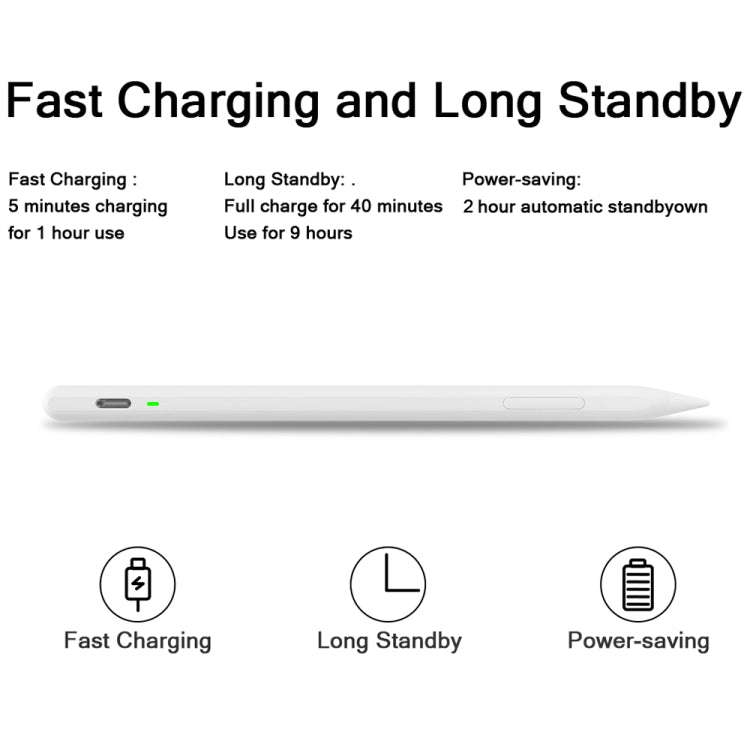 JD56 For iPad 2018- Tablet Bluetooth Active Capacitive Pen, For iPad 2018- Bluetooth