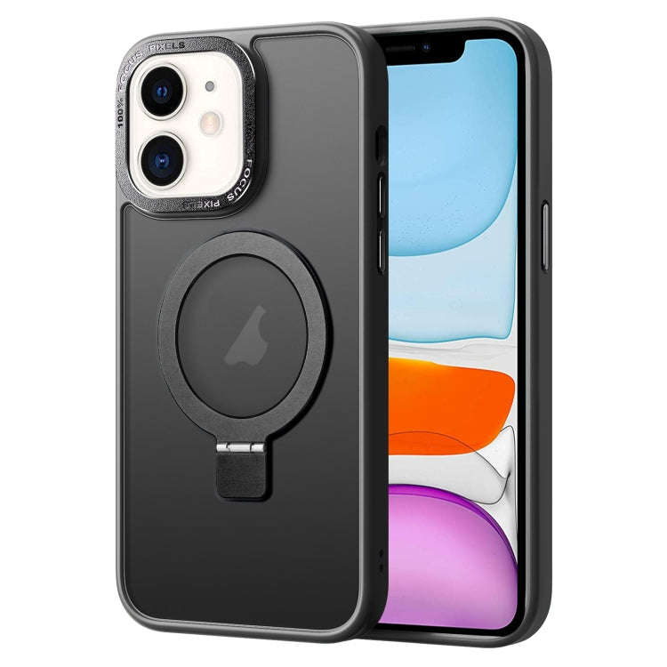Skin Feel MagSafe Magnetic Holder Phone Case, For iPhone 12 Pro, For iPhone 12, For iPhone 11 Pro...