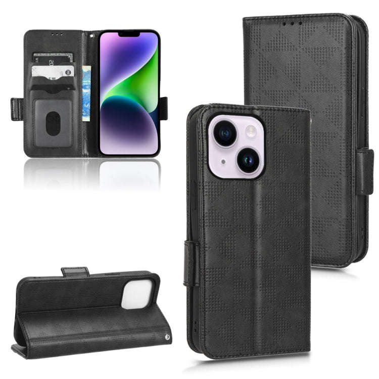 Symmetrical Triangle Leather Phone Case, For iPhone 14 Pro Max, For iPhone 14 Pro, For iPhone 14,...