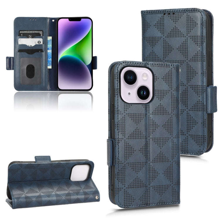 Symmetrical Triangle Leather Phone Case, For iPhone 14 Pro Max, For iPhone 14 Pro, For iPhone 14,...