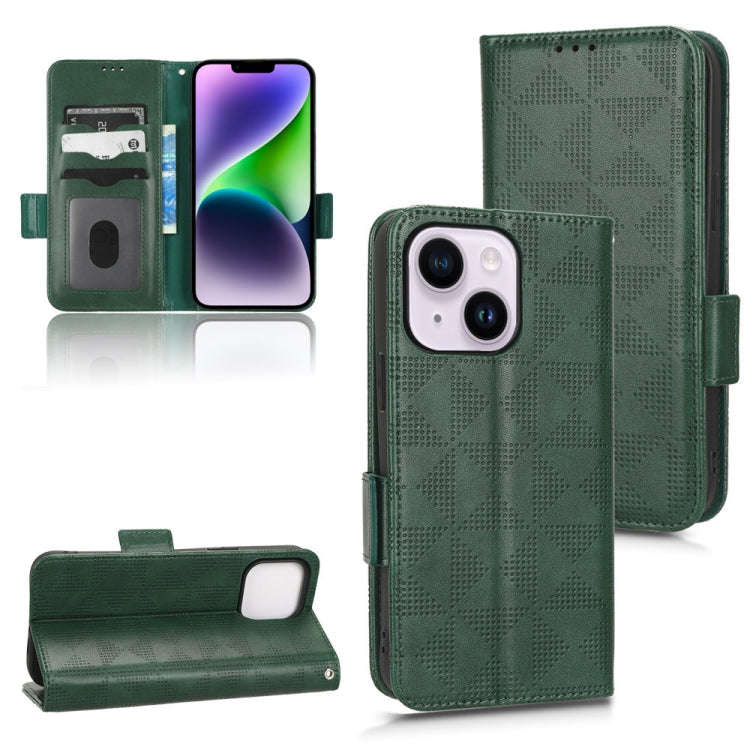 Symmetrical Triangle Leather Phone Case, For iPhone 14 Pro Max, For iPhone 14 Pro, For iPhone 14,...
