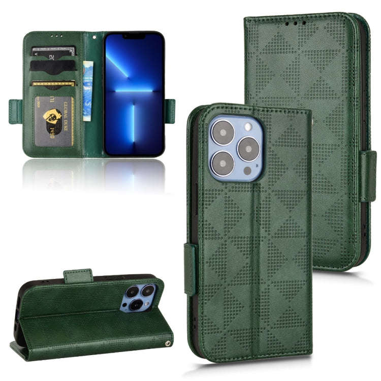 Symmetrical Triangle Leather Phone Case, For iPhone 14 Pro Max, For iPhone 14 Pro, For iPhone 14,...