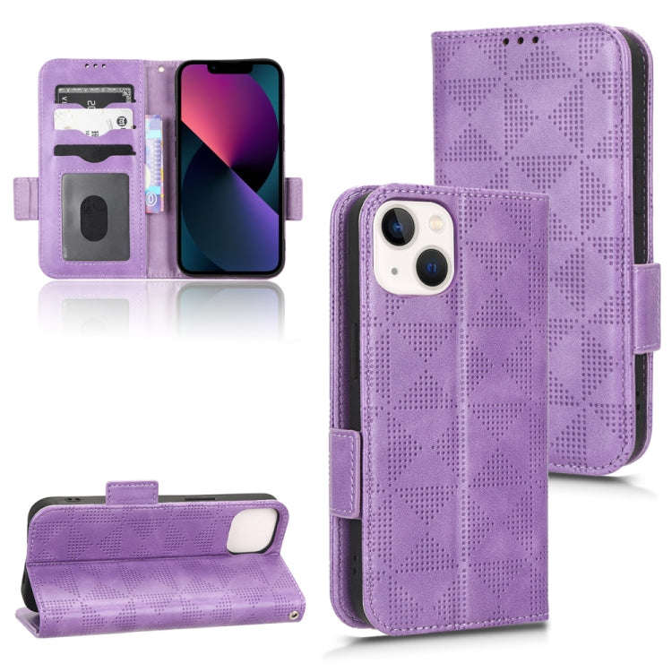 Symmetrical Triangle Leather Phone Case, For iPhone 14 Pro Max, For iPhone 14 Pro, For iPhone 14,...