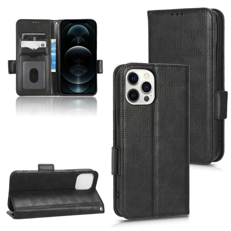 Symmetrical Triangle Leather Phone Case, For iPhone 14 Pro Max, For iPhone 14 Pro, For iPhone 14,...