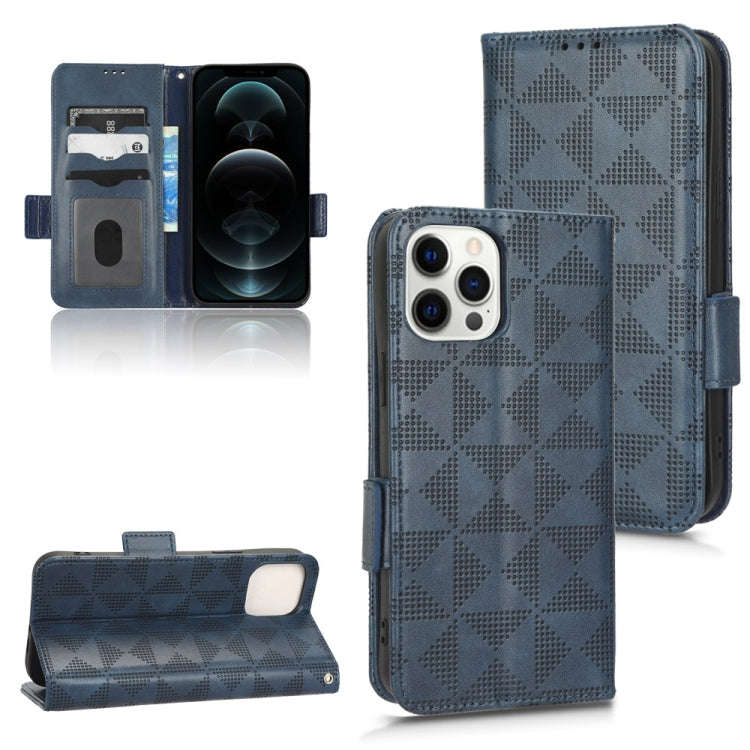 Symmetrical Triangle Leather Phone Case, For iPhone 14 Pro Max, For iPhone 14 Pro, For iPhone 14,...