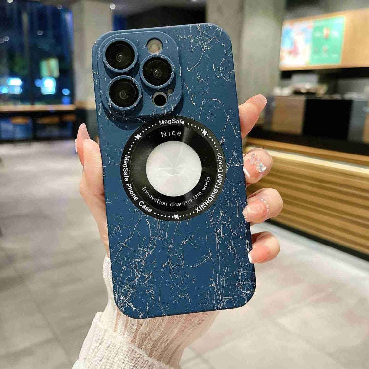 Marble Pattern MagSafe PC Phone Case, For iPhone 14 Pro Max, For iPhone 14 Pro, For iPhone 14, Fo...