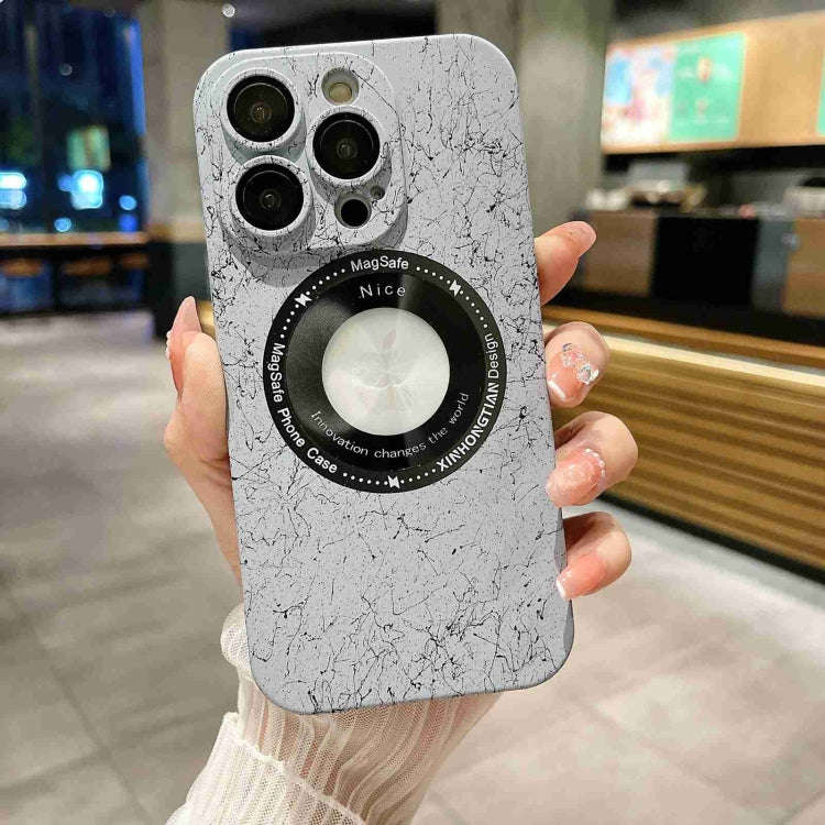 Marble Pattern MagSafe PC Phone Case, For iPhone 14 Pro Max, For iPhone 14 Pro, For iPhone 14, Fo...