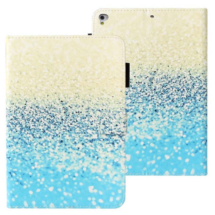 Cross Texture Painted Horizontal  Leather Case with Sleep / Wake-up Function & Card Slot & Holder...