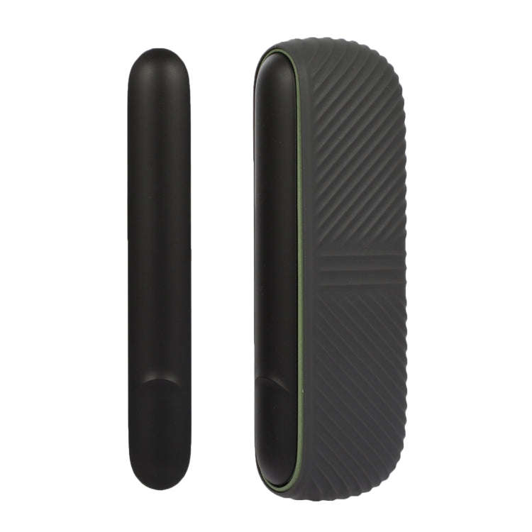 Silicone Electronic Cigarette Case Charging Compartment With Side Cover, For IQOS ILUMA