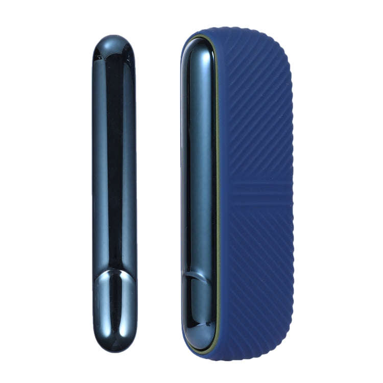Silicone Electronic Cigarette Case Charging Compartment With Side Cover, For IQOS ILUMA