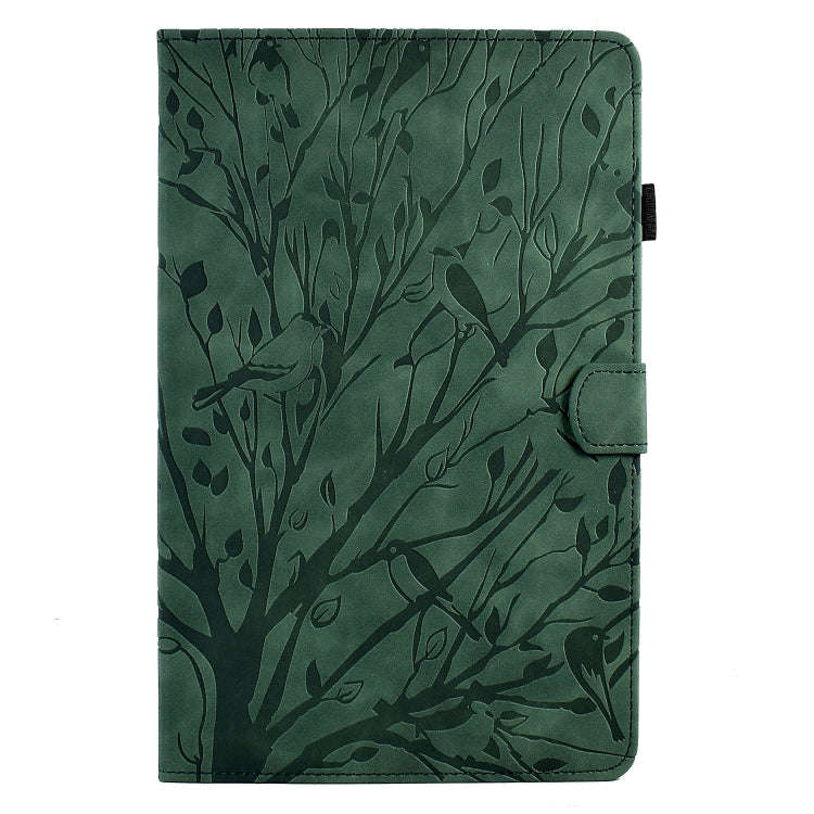 Fortune Tree Pressure Flower PU Tablet Case with Wake-up / Sleep Function, For iPad 10.2 2019 202...