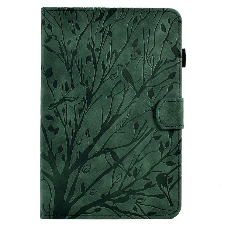Fortune Tree Pressure Flower PU Tablet Case with Wake-up / Sleep Function, For Amazon Fire 7 2022...