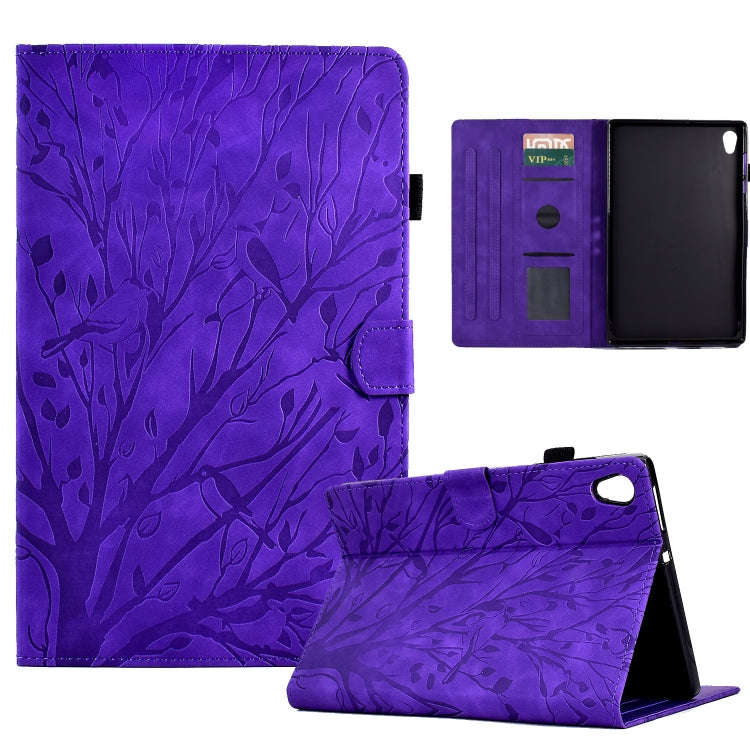 Fortune Tree Pressure Flower PU Tablet Case with Wake-up / Sleep Function, For Amazon Fire 7 2022...