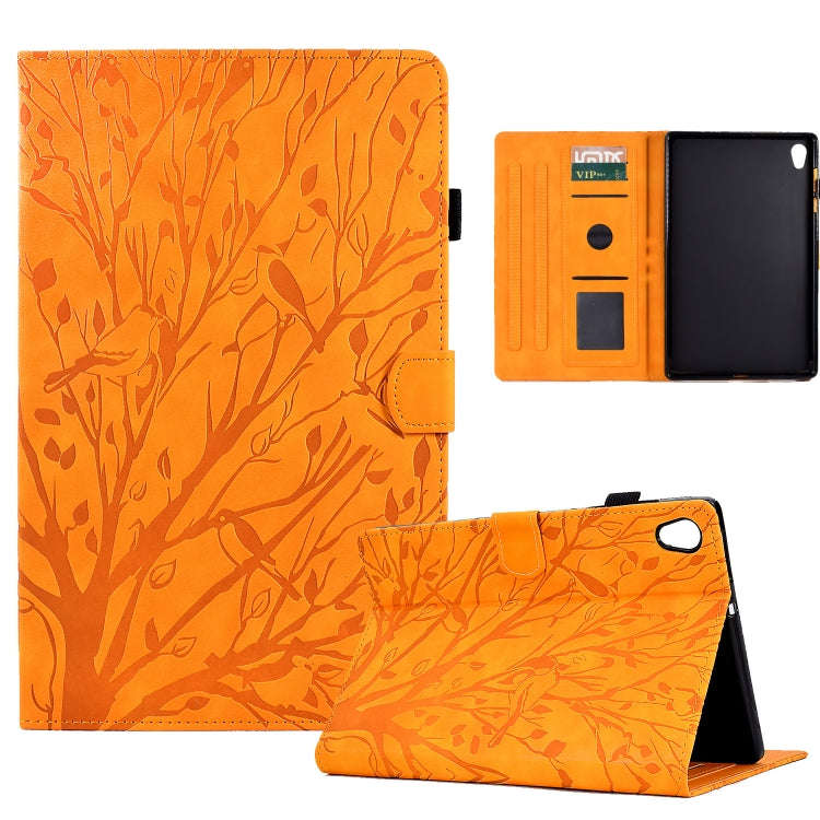 Fortune Tree Pressure Flower PU Tablet Case with Wake-up / Sleep Function, For Amazon Fire 7 2022...
