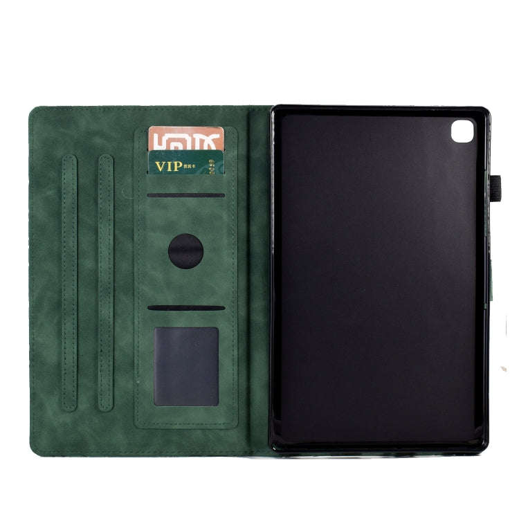 Fortune Tree Pressure Flower PU Tablet Case with Wake-up / Sleep Function, For Samsung Galaxy Tab...