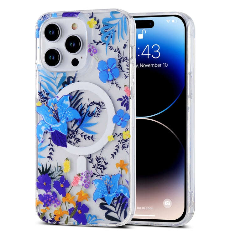 Transparent Double Sided Magnetic Phone Case, For iPhone 14, For iPhone 14 Plus, For iPhone 14 Pr...