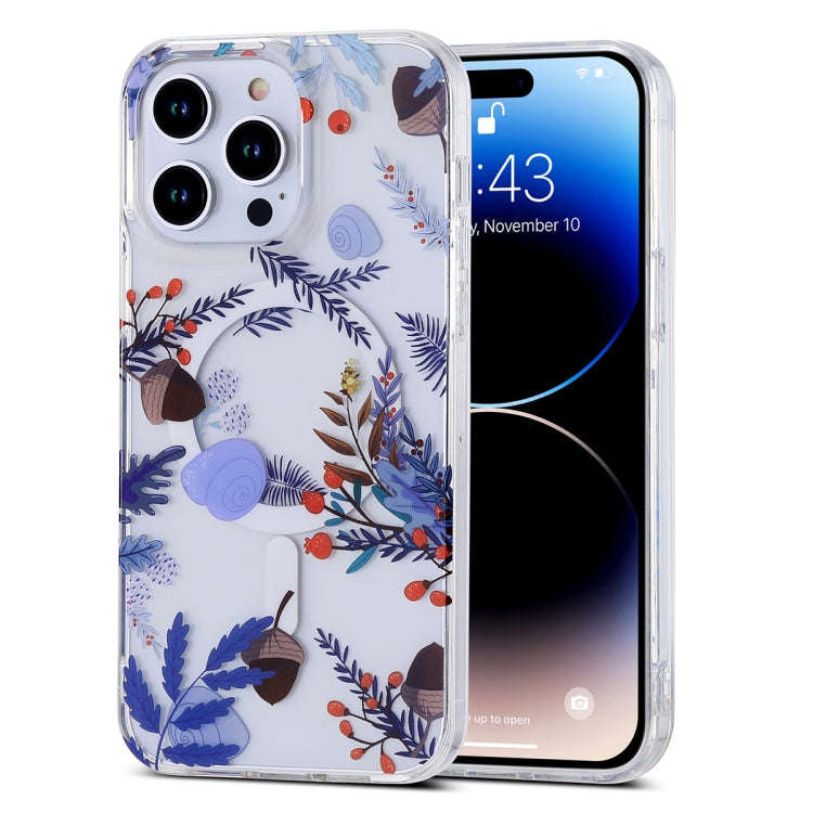 Transparent Double Sided Magnetic Phone Case, For iPhone 14, For iPhone 14 Plus, For iPhone 14 Pr...