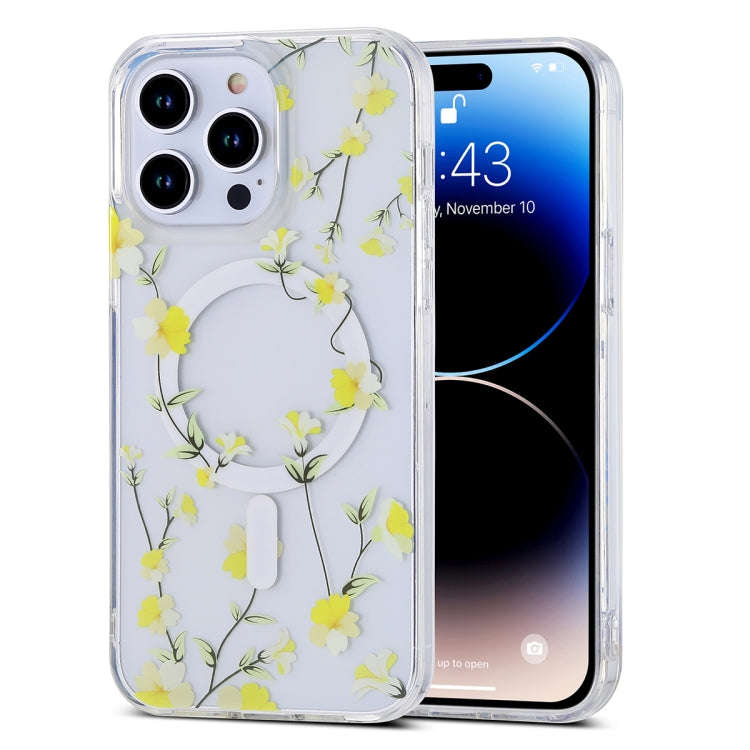 Transparent Double Sided Magnetic Phone Case, For iPhone 14, For iPhone 14 Plus, For iPhone 14 Pr...