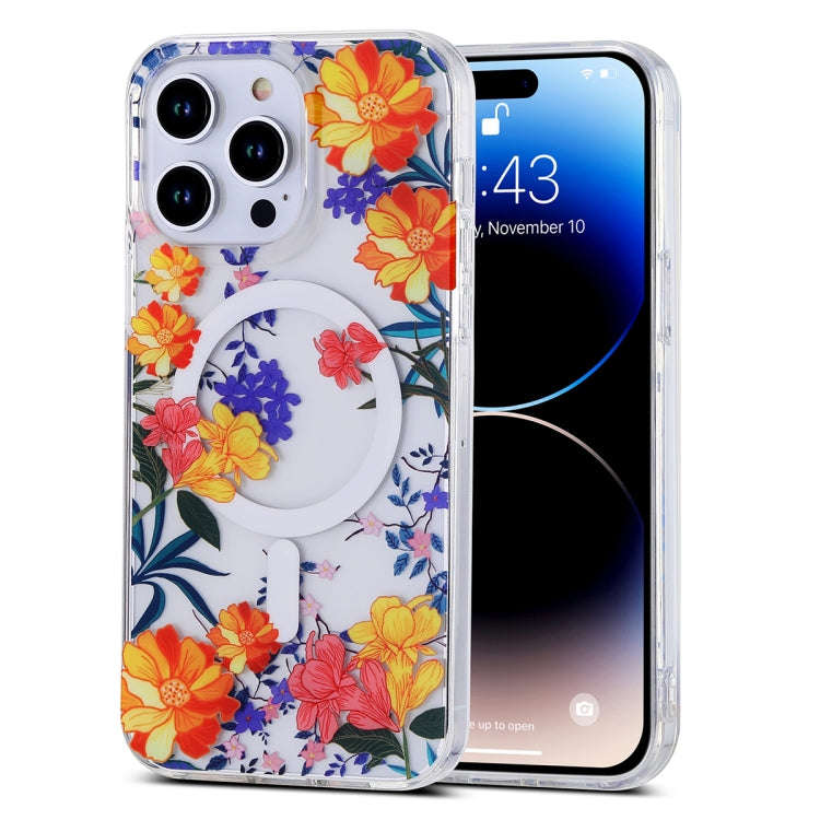 Transparent Double Sided Magnetic Phone Case, For iPhone 14, For iPhone 14 Plus, For iPhone 14 Pr...