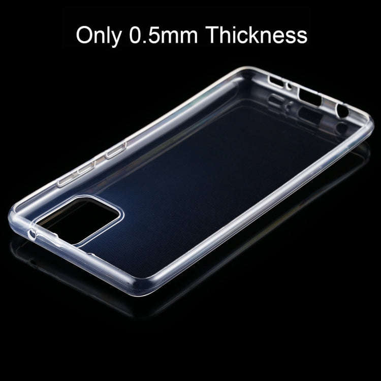 0.5mm Ultra-Thin Transparent TPU Protective Case, For Samsung Galaxy A51 5G