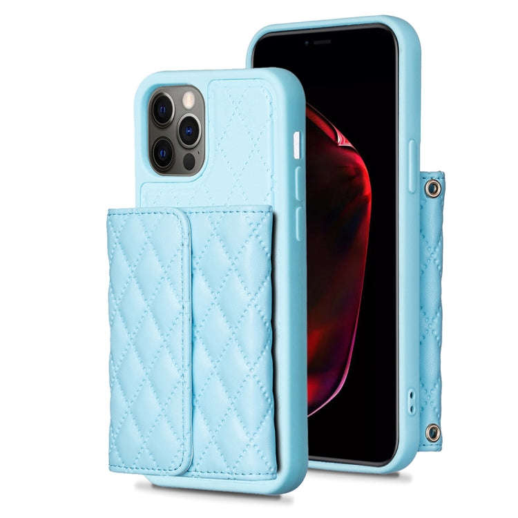 Horizontal Wallet Rhombic Leather Phone Case, For iPhone 14, For iPhone 14 Plus, For iPhone 14 Pr...