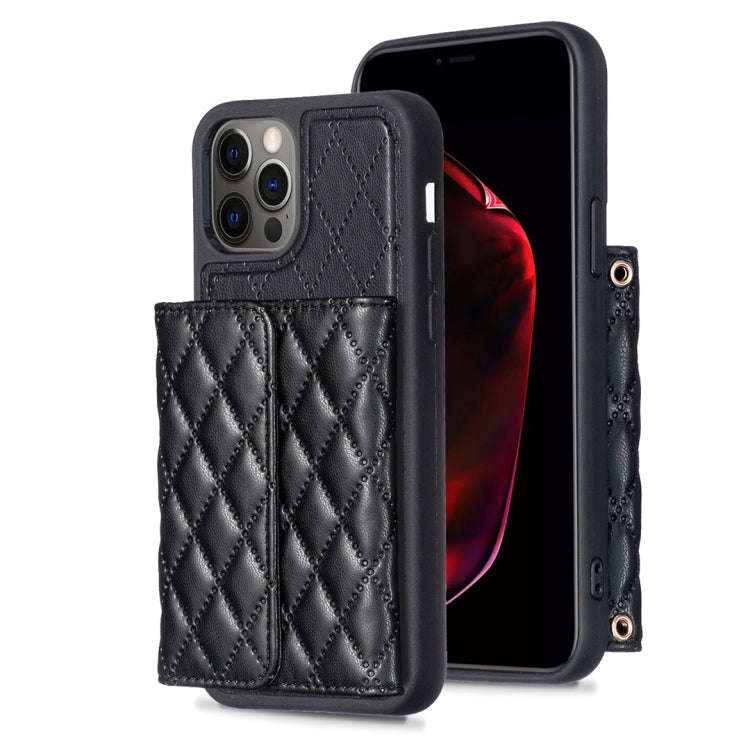 Horizontal Wallet Rhombic Leather Phone Case, For iPhone 14, For iPhone 14 Plus, For iPhone 14 Pr...