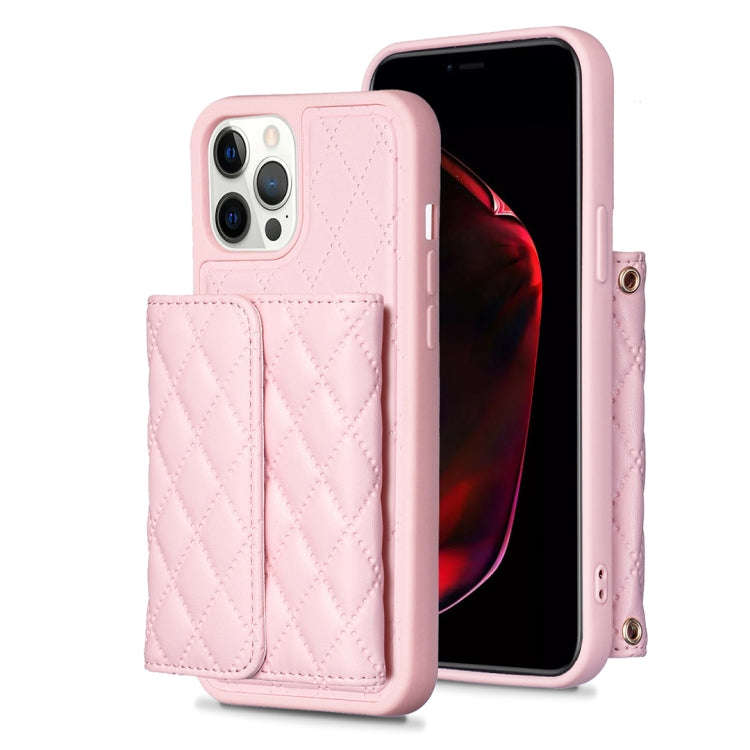 Horizontal Wallet Rhombic Leather Phone Case, For iPhone 14, For iPhone 14 Plus, For iPhone 14 Pr...