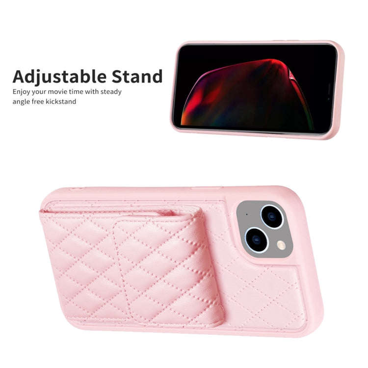 Vertical Wallet Rhombic Leather Phone Case, For iPhone 14, For iPhone 14 Plus, For iPhone 14 Pro,...