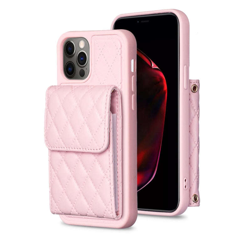 Vertical Wallet Rhombic Leather Phone Case, For iPhone 14, For iPhone 14 Plus, For iPhone 14 Pro,...