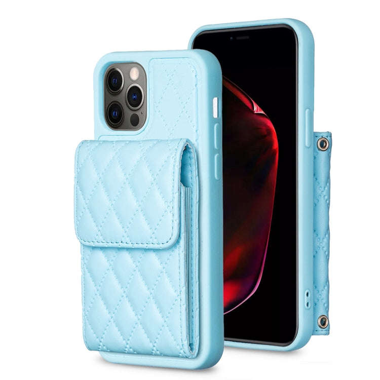Vertical Wallet Rhombic Leather Phone Case, For iPhone 14, For iPhone 14 Plus, For iPhone 14 Pro,...