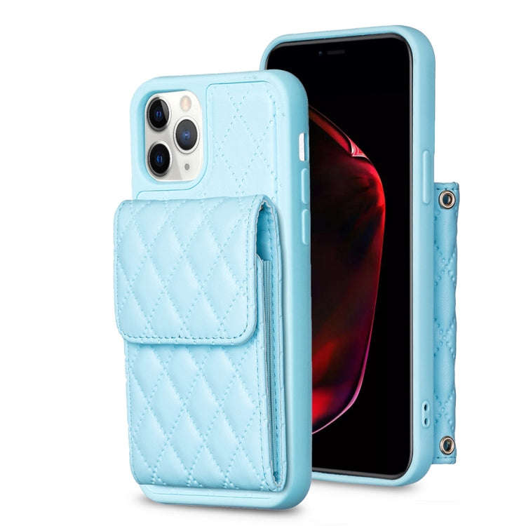 Vertical Wallet Rhombic Leather Phone Case, For iPhone 11, For iPhone 11 Pro, For iPhone 11 Pro M...