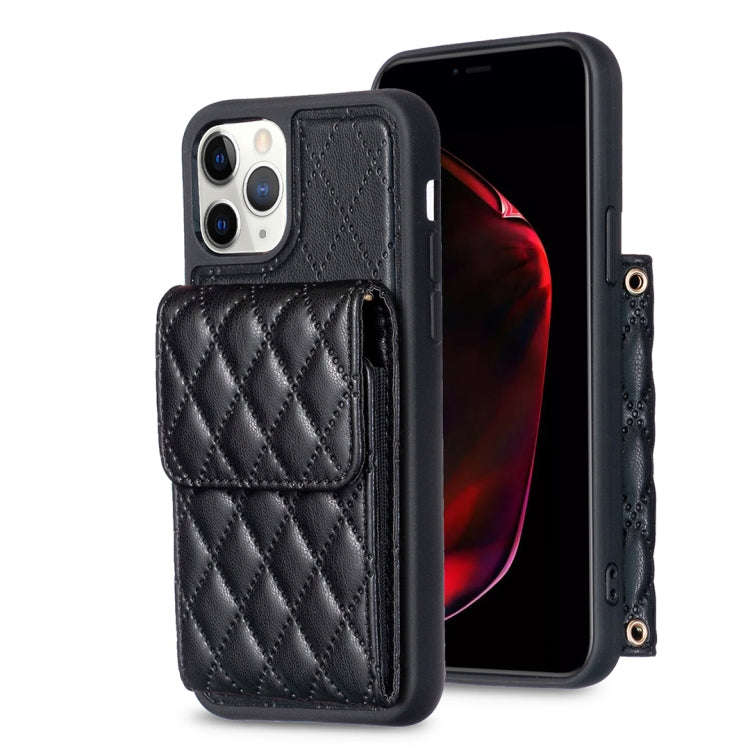 Vertical Wallet Rhombic Leather Phone Case, For iPhone 11, For iPhone 11 Pro, For iPhone 11 Pro M...