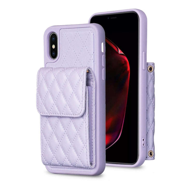 Vertical Wallet Rhombic Leather Phone Case, For iPhone 11, For iPhone 11 Pro, For iPhone 11 Pro M...