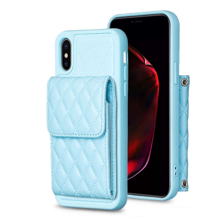 Vertical Wallet Rhombic Leather Phone Case, For iPhone 11, For iPhone 11 Pro, For iPhone 11 Pro M...