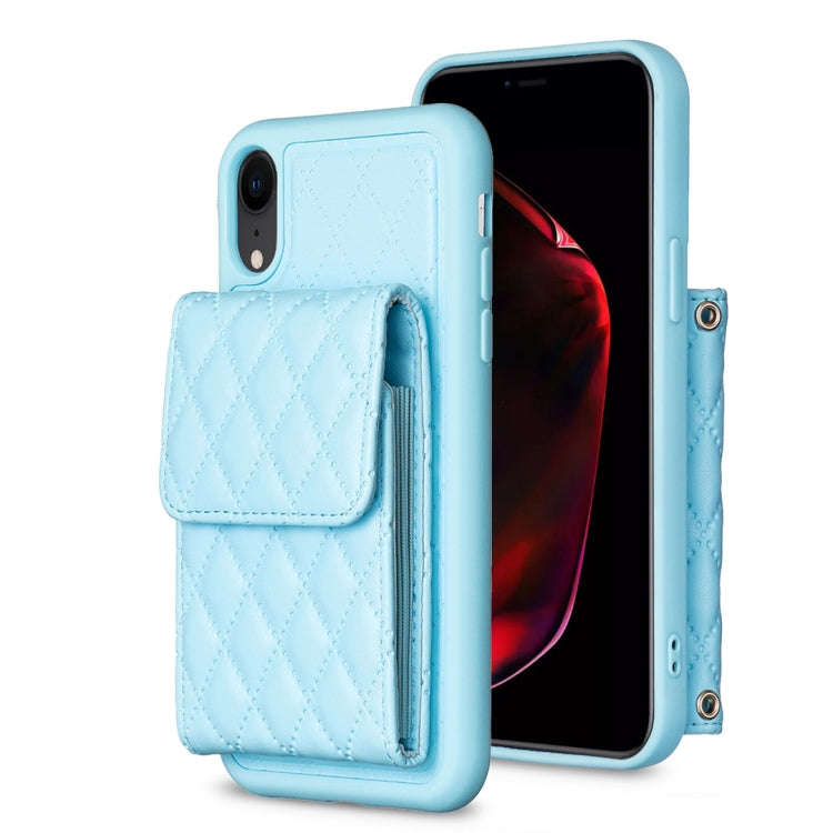 Vertical Wallet Rhombic Leather Phone Case, For iPhone 11, For iPhone 11 Pro, For iPhone 11 Pro M...