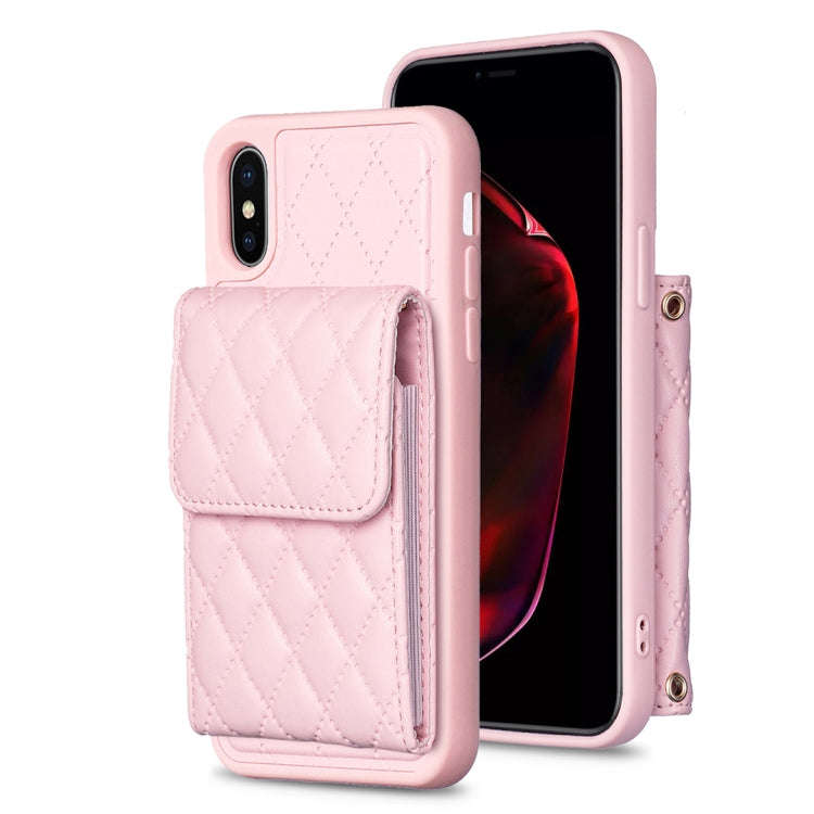 Vertical Wallet Rhombic Leather Phone Case, For iPhone 11, For iPhone 11 Pro, For iPhone 11 Pro M...
