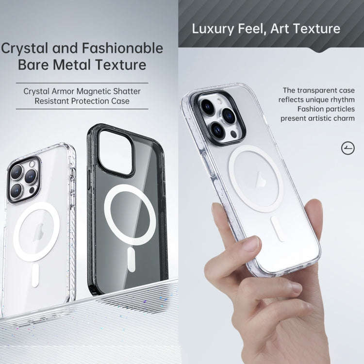 Rock Crystal Armor Shockproof Magsafe Phone Case, For iPhone 14 Pro Max
