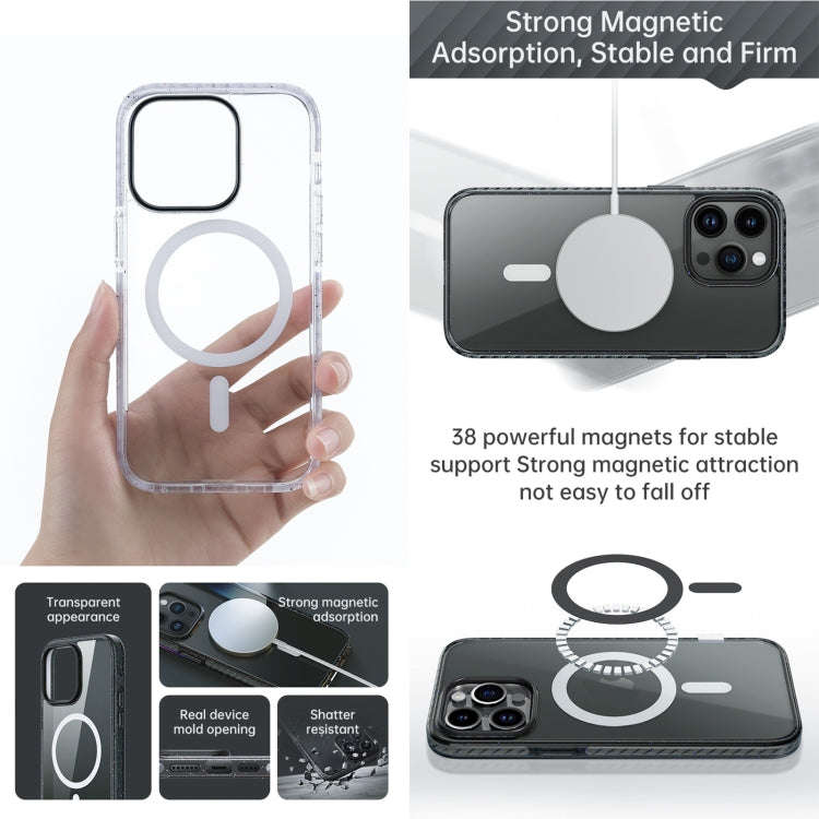 Rock Crystal Armor Shockproof Magsafe Phone Case, For iPhone 14 Pro Max