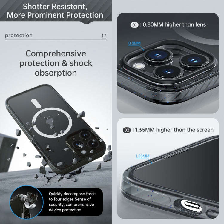 Rock Crystal Armor Shockproof Magsafe Phone Case, For iPhone 14 Pro Max