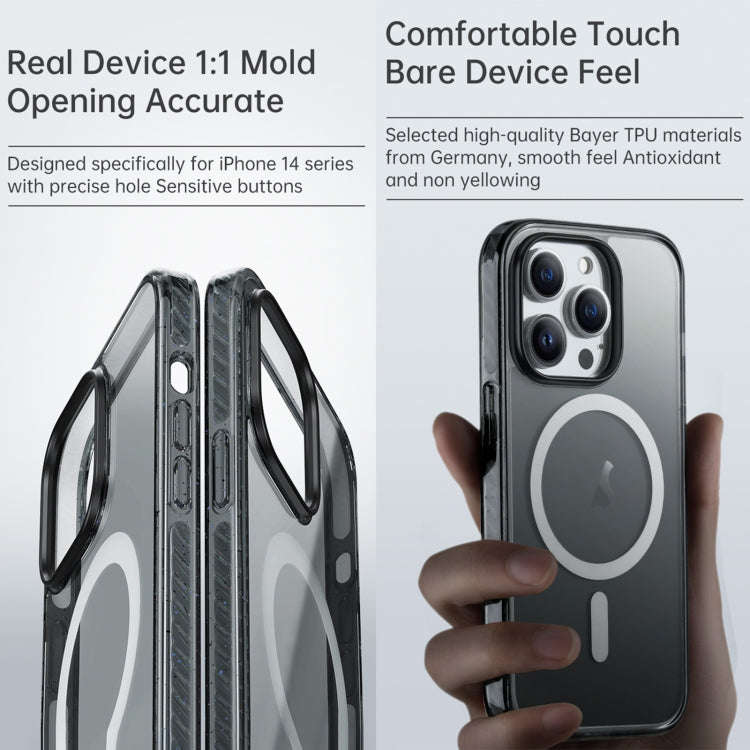 Rock Crystal Armor Shockproof Magsafe Phone Case, For iPhone 14 Pro Max