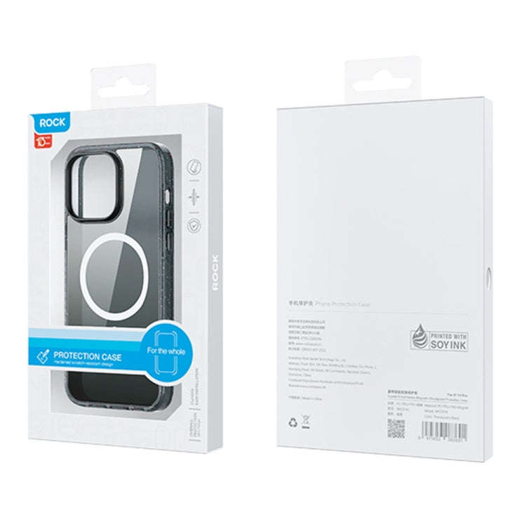 Rock Crystal Armor Shockproof Magsafe Phone Case, For iPhone 14 Pro Max