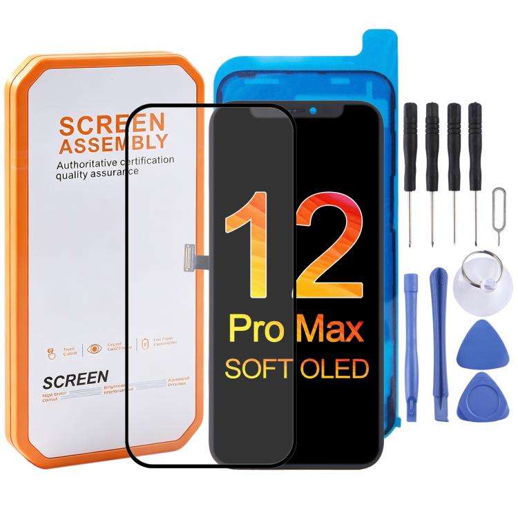 HXL Soft OLED LCD Screen For iPhone 11 Pro Max, For iPhone 11 Pro Max(Soft OLED), For iPhone 12 P...