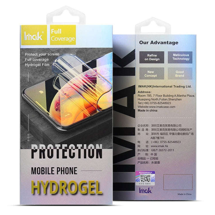 2pcs imak Curved Full Screen Hydrogel Film Protector, For Huawei P60 / P60 Pro, For OPPO Find X6 ...