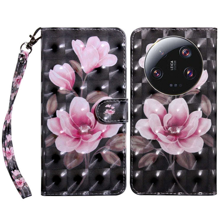3D Painted Pattern Leather Phone Case, For Xiaomi Redmi Note 13 Pro+, For Xiaomi Redmi Note 13 Pr...