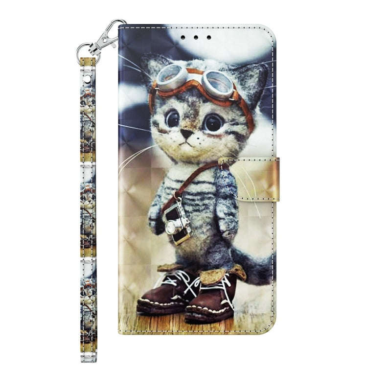 3D Painted Pattern Leather Phone Case, For Xiaomi Redmi Note 13 Pro+, For Xiaomi Redmi Note 13 Pr...
